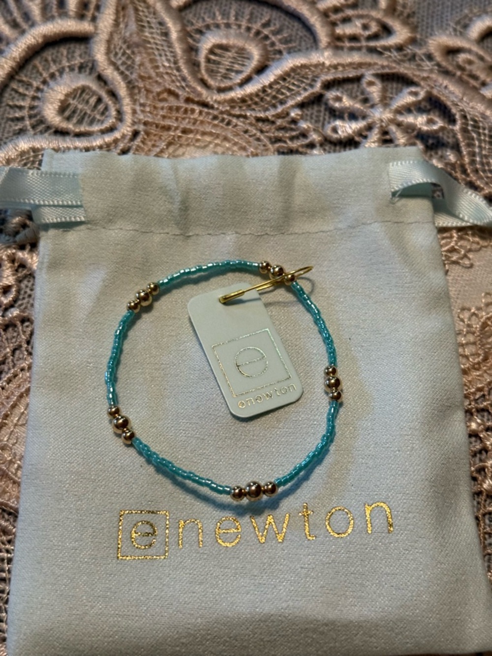 Enewton Purpose Gold Bracelet- Sea glass - Picture 4 of 5